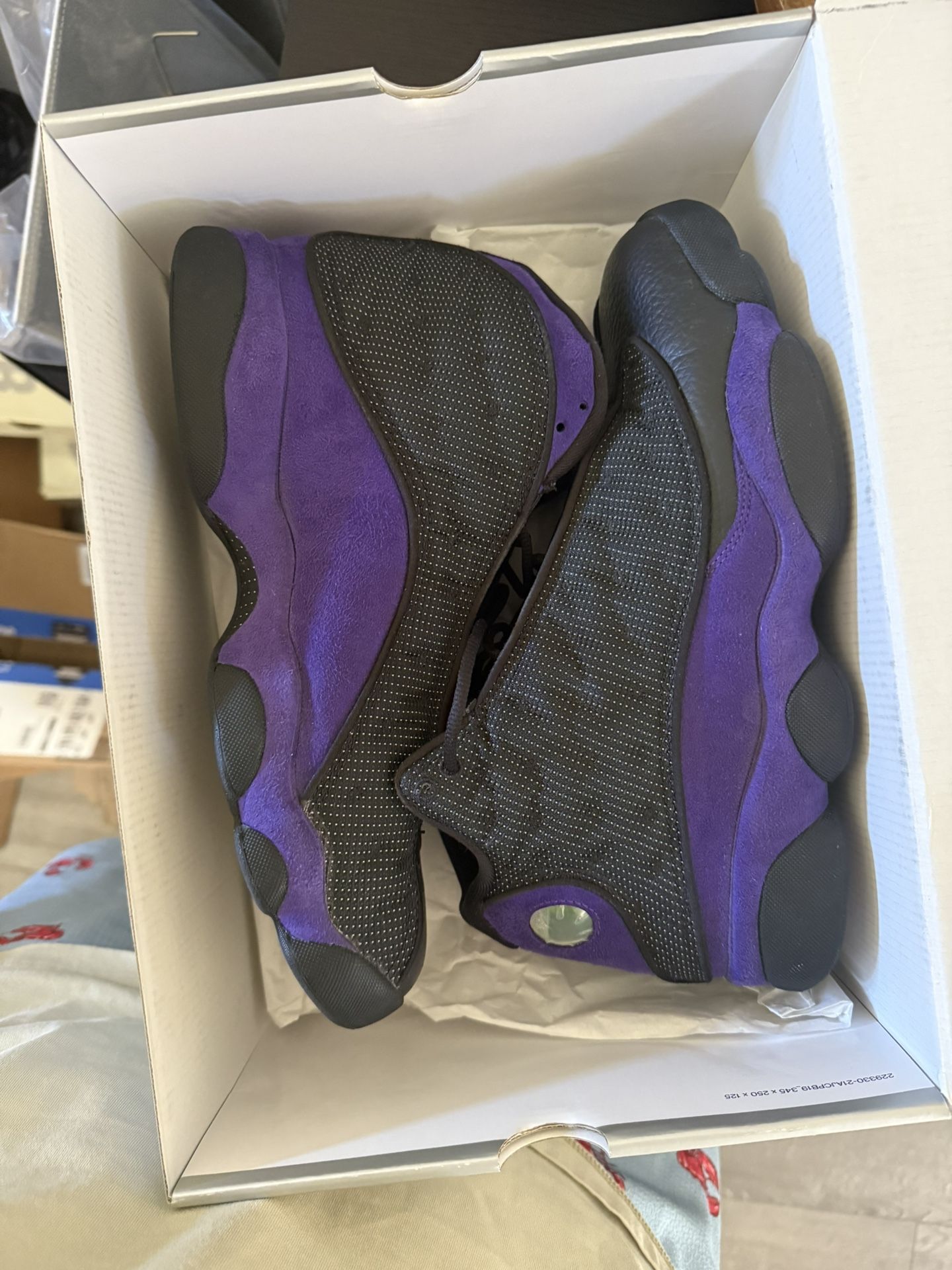Used Jordan 13 Court Purple Size 11