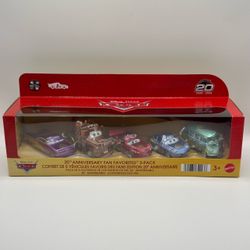 Disney Pixar Cars - 20th Anniversary Fan Favorites 5-Pack
