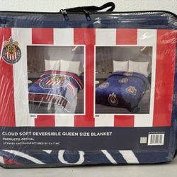 Cobija De Las chivas- Queen size- Blanket