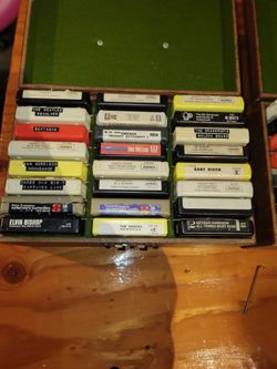 43 Vintage 8 Track Cassette Tapes