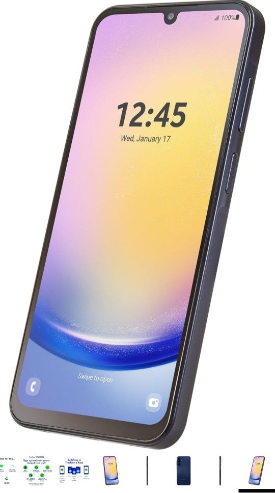 Tracfone | Samsung Galaxy A25 5G | Locked | 128GB |5000mAh Battery | 50MP Main Camera | 6.5-in. AMOL
