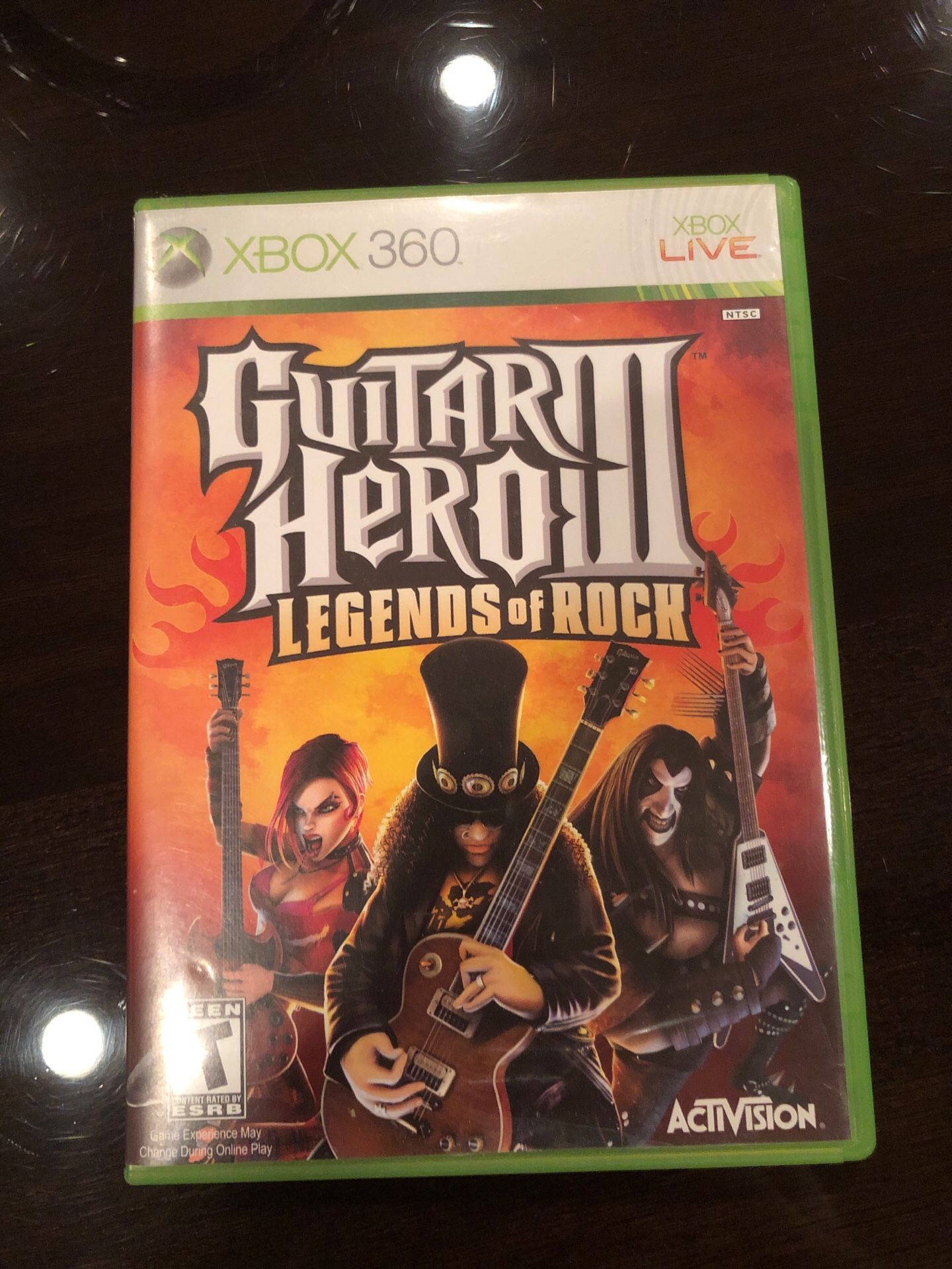 Guitar hero 3 legends of rock Xbox 360 game