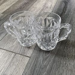 Antique Glass Beer Glasses