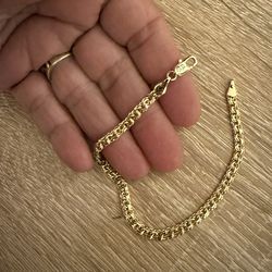 14k gold plated bracelet
