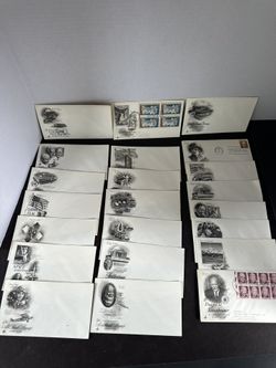 Vintage Lot 21 First Day Covers FDC Artcraft US Stamps 1(contact info removed)