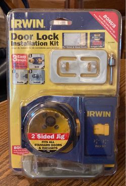 IRWIN Door Lock Installation Kit (Model 3111002)
