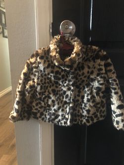 Baby 18 mths cheetah coat