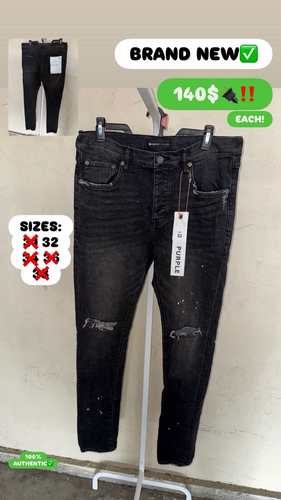 Purple Brand Jeans Size 32