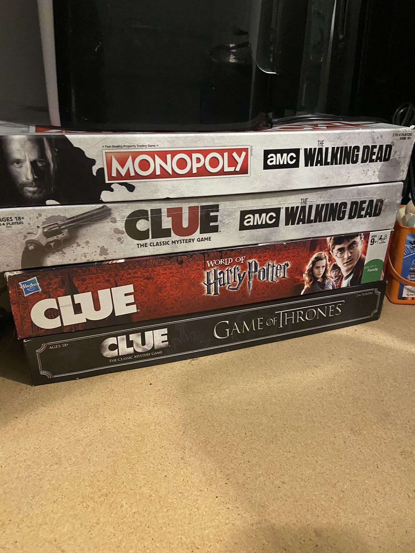 Board games ($20 Each)