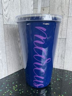 Custom personalized tumbler
