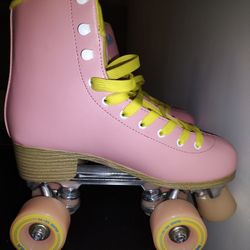 Roller Skates 8 - Pink Impala 