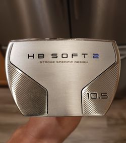 Golf Club Right-Handed Cleveland HB SOFT2 #10.5 35 Inch Putter Midsize Grip Head Cover NEW