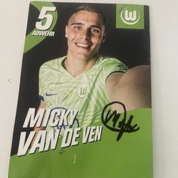 Wolfsburg Player Autographs 