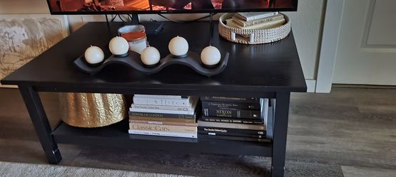 Black Wooden Coffee Table