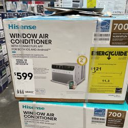 Box air conditioner Hisense 14000 btu control remote