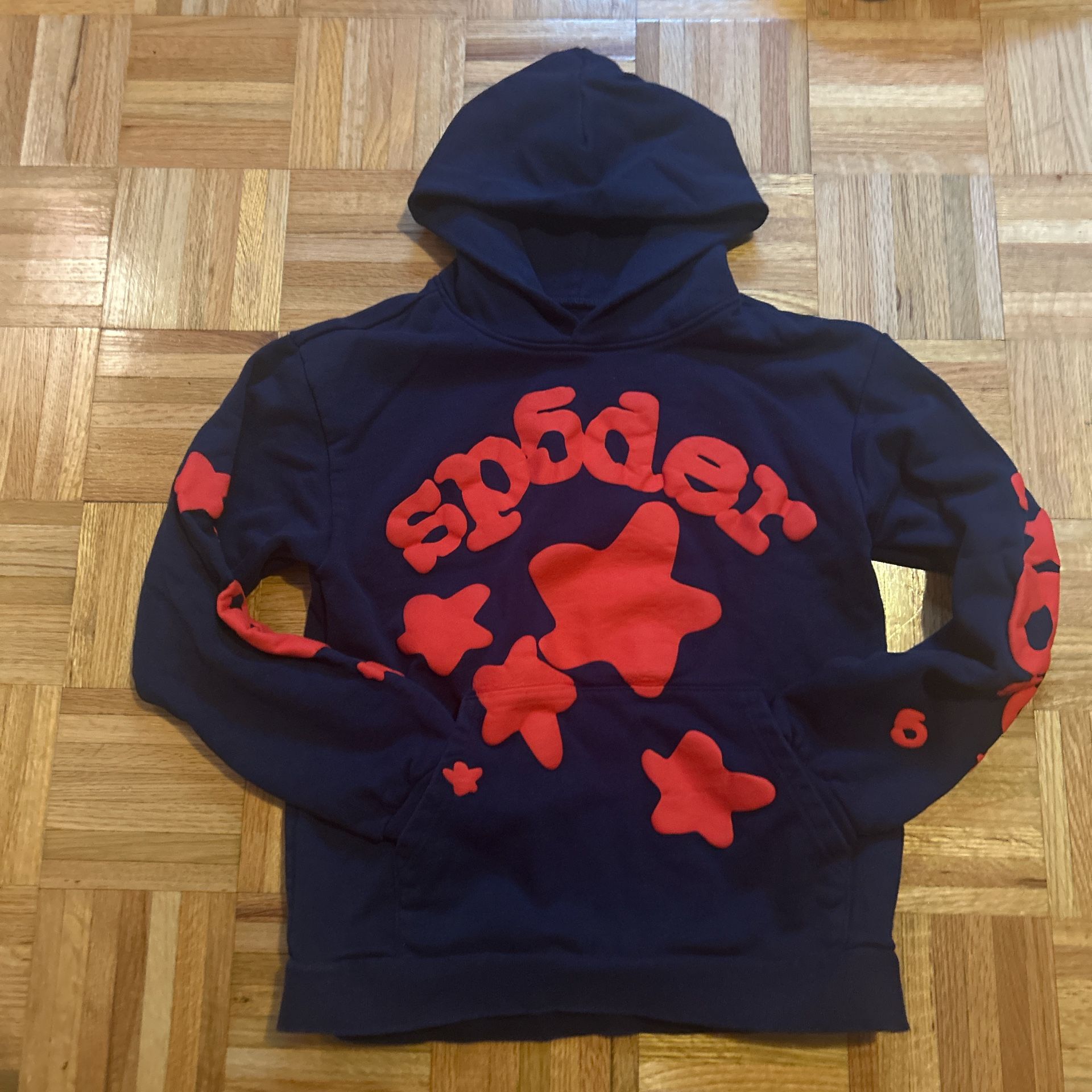 Blue And Red Spider Hoodie