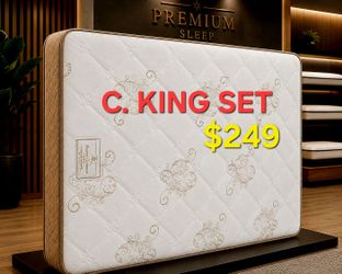 CALIFORNIA KING  SET === 》》 $249  *( MATTRESS AND BOX SPRING  )