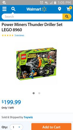 LEGO 8960 POWER MINERS THUNDER DRILLER SET