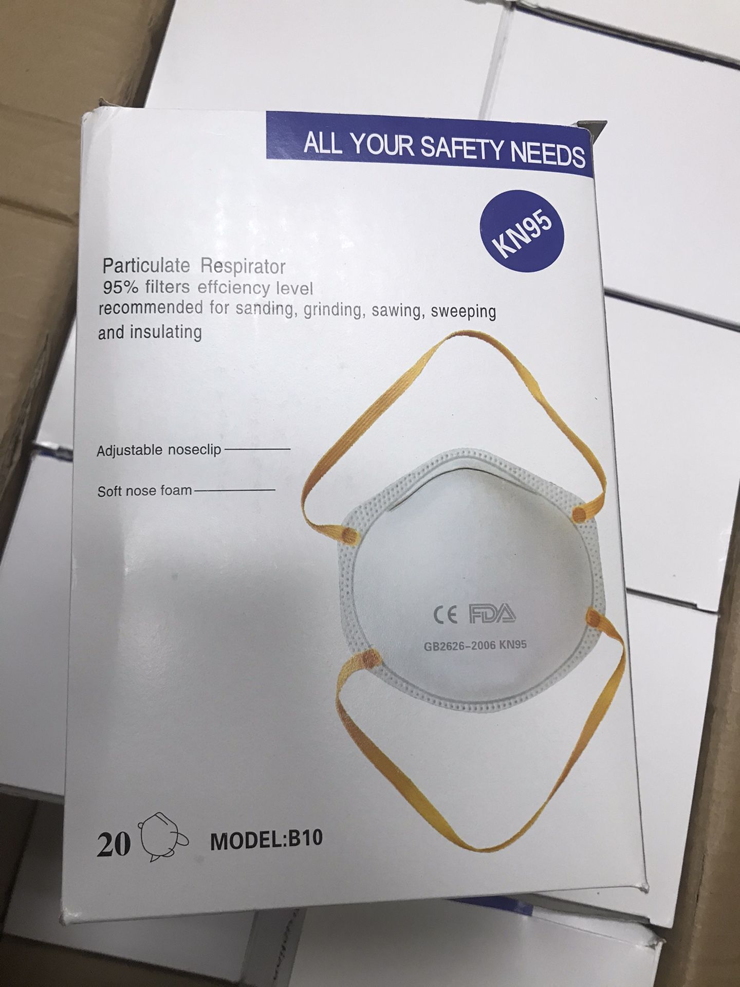 FDA Approved KN95 Masks And Face Shields .