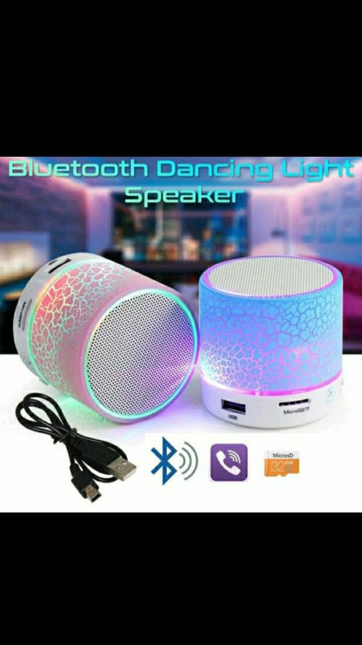 Portable Mini Bluetooth Speaker Wireless Hands Free LED Speaker With TF USB Sound Music