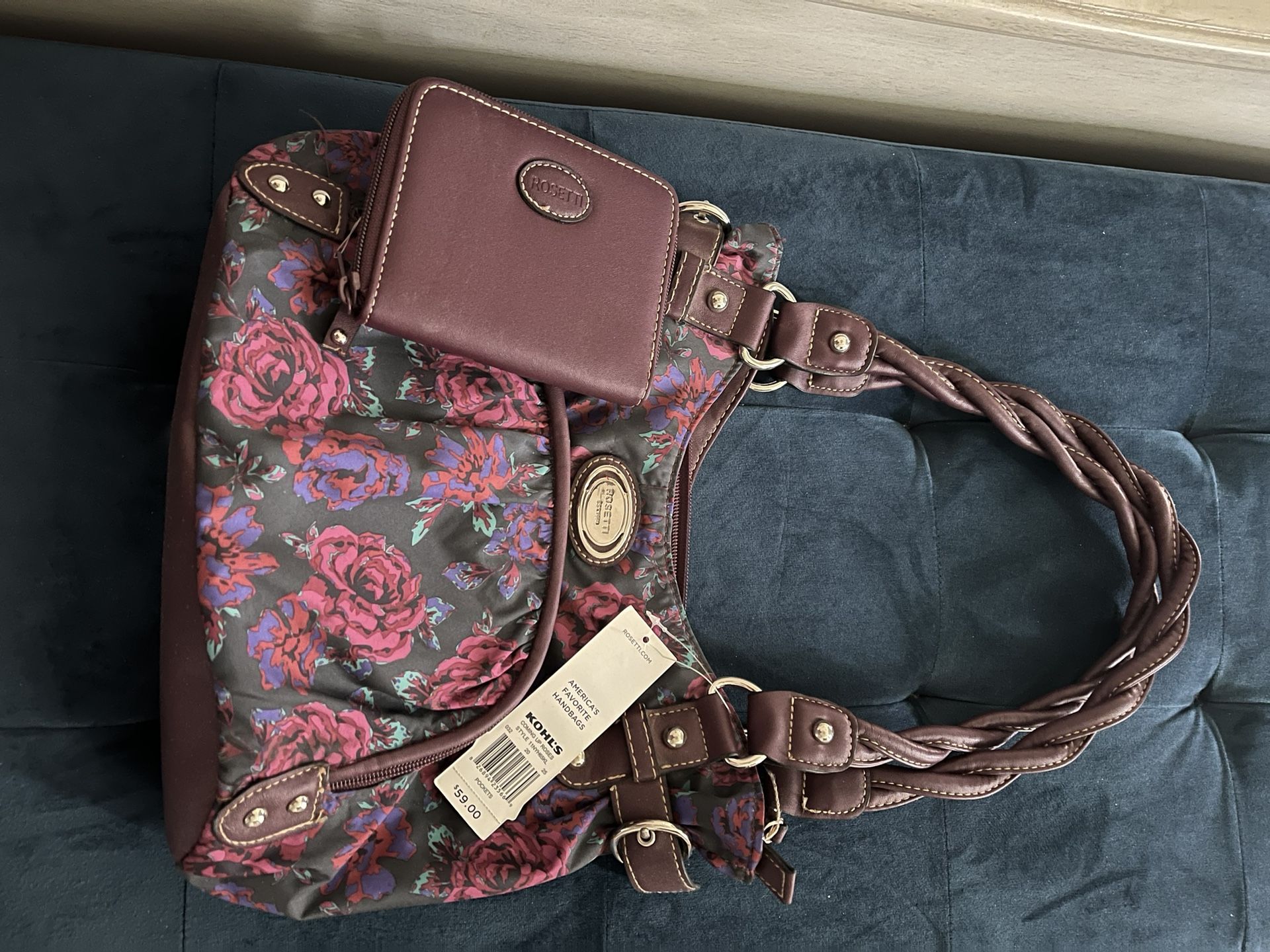 Rosette Purse and Wallet