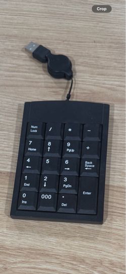 Free! $0! USB Keypad with retractable wire