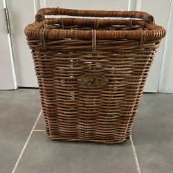 Nantucket Bike Company rattan bike basket