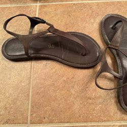 Cathy Jean leather Sandals, Size 9