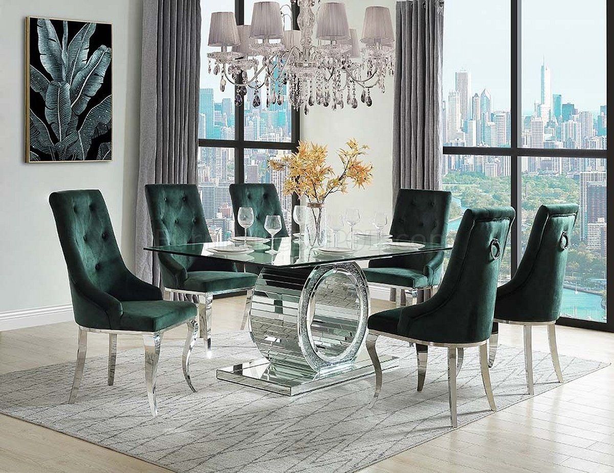 Room Decor Ideas Hollywood Glam Dining Table HOLLYWOOD GLAM GREEN