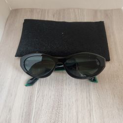 Foster Grant X Wicked POSITIVITY GREEN Sunglasses With Case