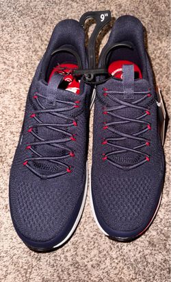 Navy Blue Knit Sneakers Size 9.5