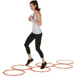 Hex Rings - Set Of 6 / Fitness Accessories