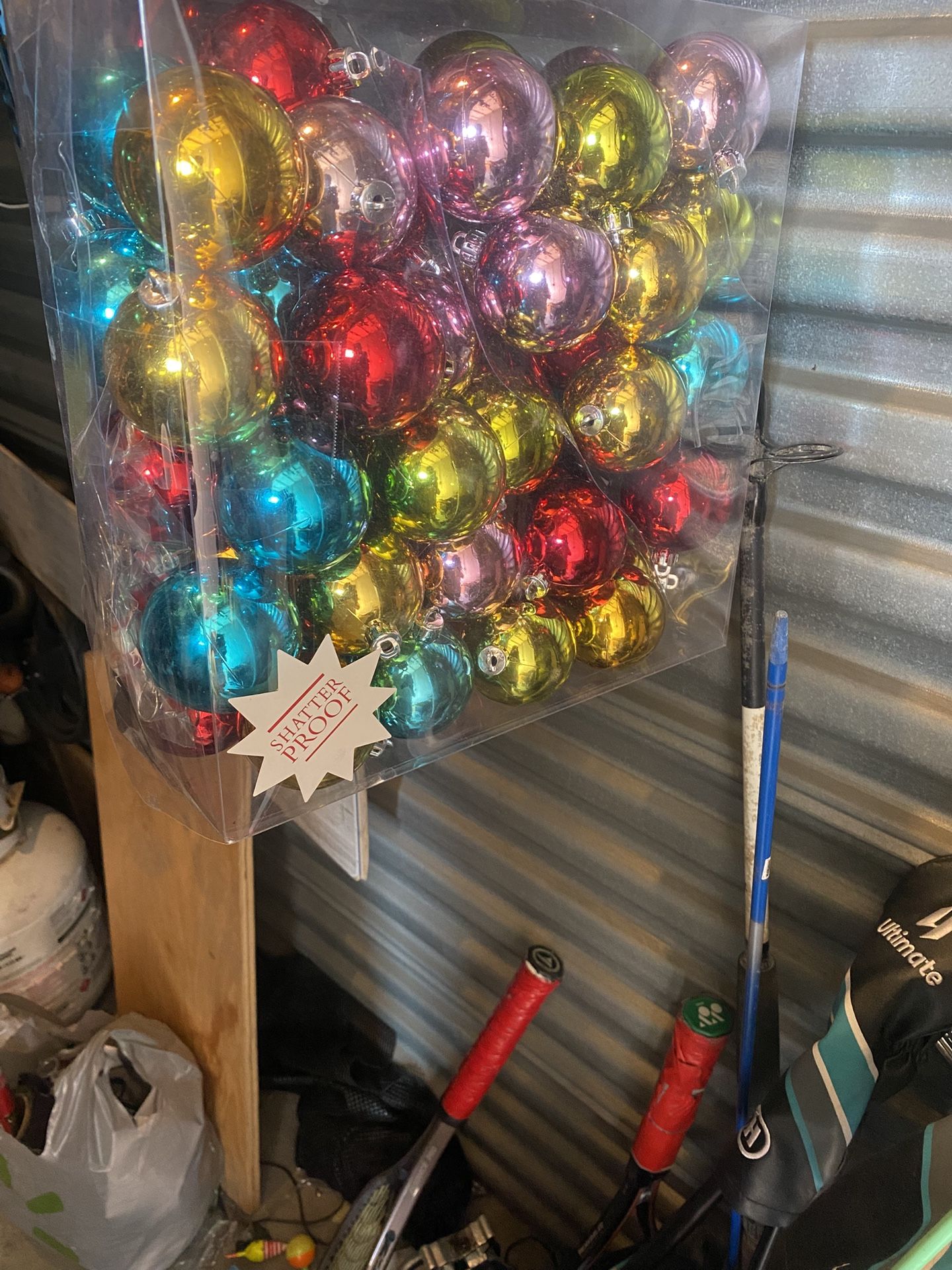 Christmas Tree With Lights And Spheres