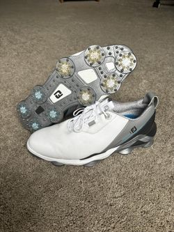 FootJoy Tour Alpha Golf Shoes White/Grey/Blue