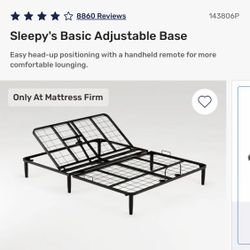 Queen sized Adjustable bedframe