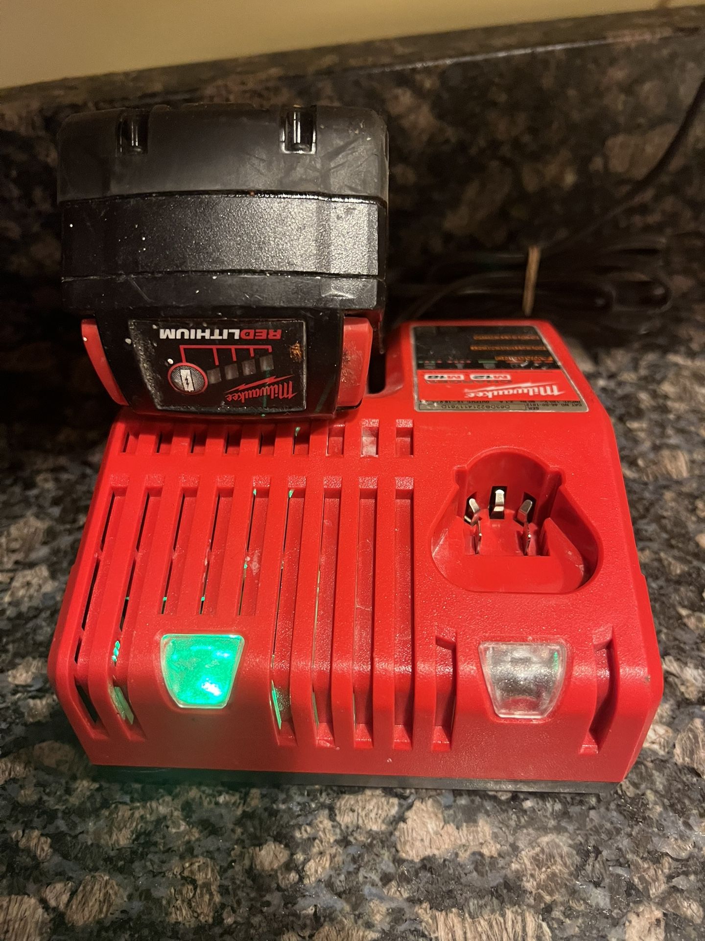 Milwaukee Battery And Charger 