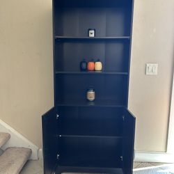 Black 5 Shelf Bookcase - LIKE NEW