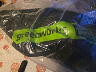 Brand new greenworks, pro grass catcher bag. still in the bag.