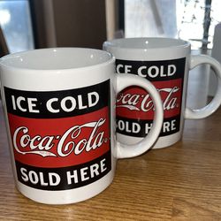 Coke cola coffee cups