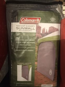 New In Box- Coleman sun wall