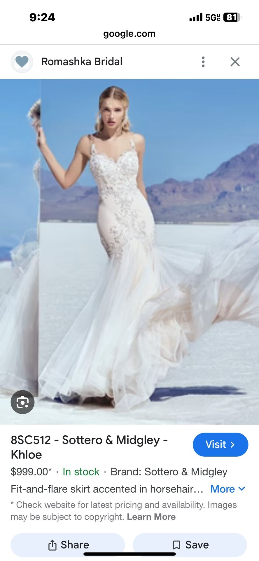 Maggie Sottero-Midgley Fit And Flare Wedding Dress