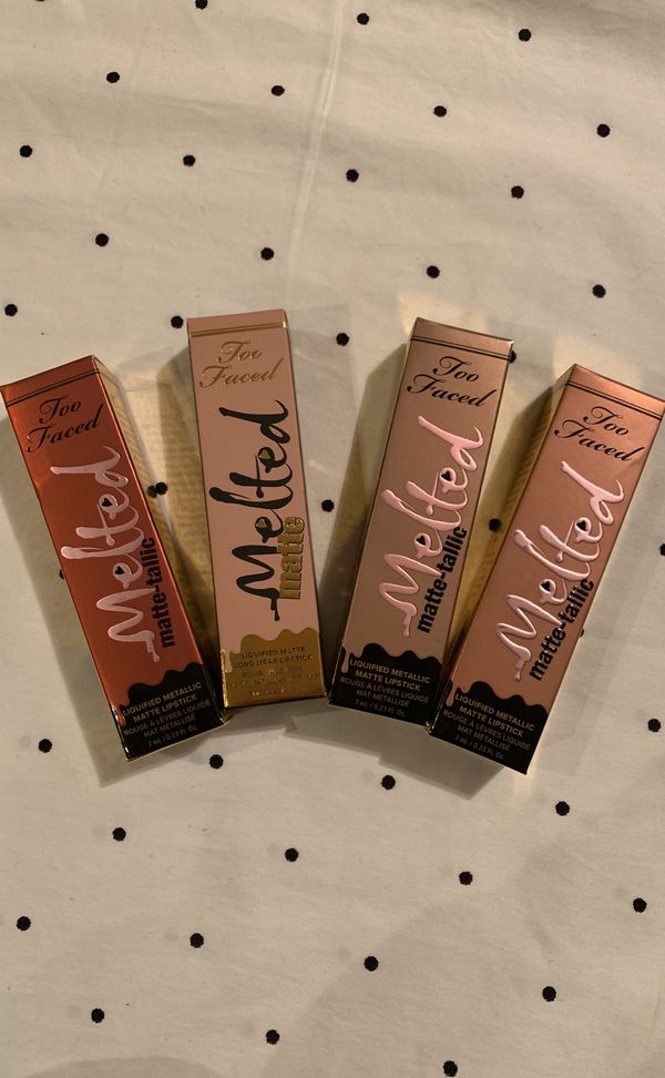 Authentic Makeup Too Faced Melted Matte And Matte Talic Liquid Lipsticks 35 For All Firm Or 10 Each For Sale In Gilbert Az Offerup