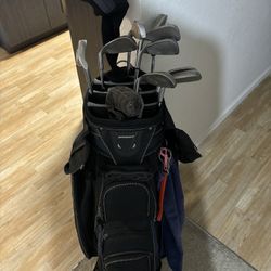 Golf Clubs + Bag + Balls