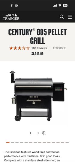TRAEGER CENTURY® 885 PELLET GRILL