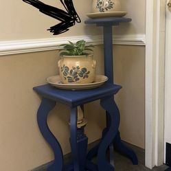 Color matched tall plant stand or stand