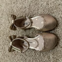 Gold Toddler Flats 
