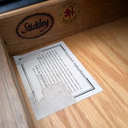 Stickley Mission Arts and Crafts Oak Rectangular End/Side Table