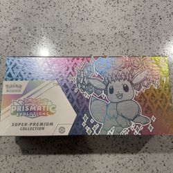 Pokemon Prismatic Evolutions Super Premium Collection Box