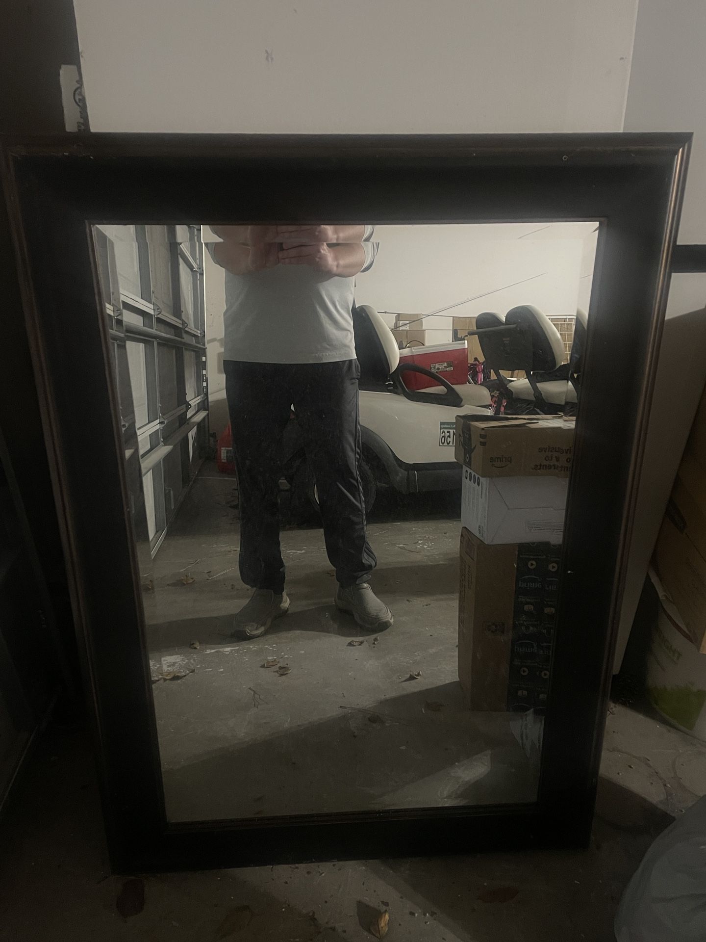 24X36 Antique Bronze Wall Mirror