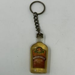 Margaritaville Tequila Mini Bottle Keychain Key Ring Souvenir Made In China